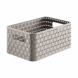 Rotho 1115207422, Boîte de rangement, Cappucino, Rectangulaire, Polypropylène (PP), Monochromatique, Intérieure, Extérieure