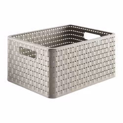 Rotho 1115307422, Boîte de rangement, Cappucino, Rectangulaire, Polypropylène (PP), Monochromatique, Garçon/Fille