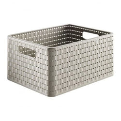 Rotho 1115307422 Boîte de rangement Rectangulaire Polypropylène (PP) Cappucino