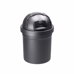 Rotho Roll Bob, 10 L, Noir, Manuel, 26,5 cm, 395 mm, 518 mm