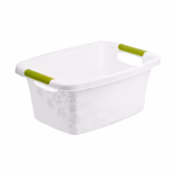 Rotho Flowers, 12 L, Rectangulaire, Polypropylène (PP), Blanc, 395 mm, 294 mm