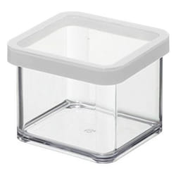 Rotho 11603 Rectangulaire Boîte 0,5 L Transparent, Blanc