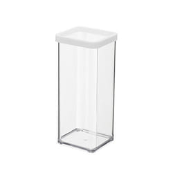 Rotho 11605 Rectangulaire Boîte 1,5 L Transparent, Blanc