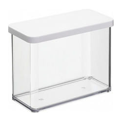 Rotho Loft Rectangulaire Boîte 2,1 L Transparent, Blanc
