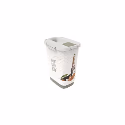 Matériau Plastique Coloration Impression Roues Non Couleur du produit Beige, Gris Type de produit Contenant pour aliments pou ...