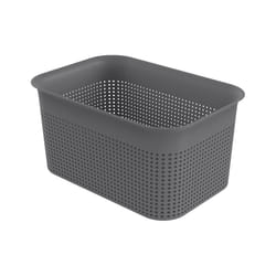 Rotho Brisen Boîte de rangement Rectangulaire Plastique Anthracite