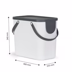 Rotho Albula 25 L Rectangulaire Blanc