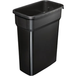 Collecteur de recyclage 55l H610xL490xP290mm noir ROTHO