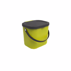 Rotho Albula, 6 L, Rectangulaire, Plastique, Citron vert, Manuel, Plastique