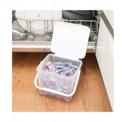 Poudre container 3kg 4,5l transparent brand Rotto