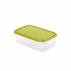 Rotho RONDO, Boîte de rangement alimentaire, Adulte, Citron vert, Transparent, Monochromatique, Rectangulaire, Garçon/Fille