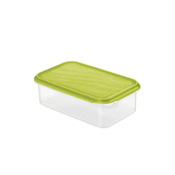 Rotho RONDO Boîte de rangement alimentaire 1,5 L Citron vert, Transparent 1 pièce(s)