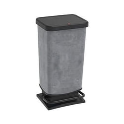 Rotho Paso 40 L Rectangulaire Métal, Plastique Gris