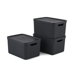 Rotho JIVE Boîte de rangement Rectangulaire Plastique Noir