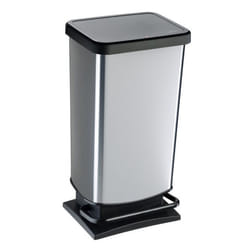 Rotho Paso 40 L Rectangulaire Métal, Plastique Argent