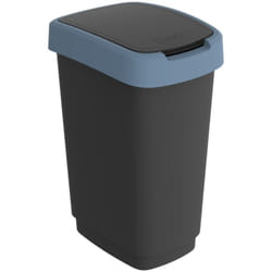 Poubelle Rotho Twist 25L Bleu Horizon