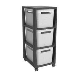 Rotho BRISEN Panier de rangement Rectangulaire Plastique Blanc