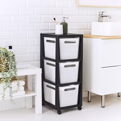 Rotho BRISEN Panier de rangement Rectangulaire Plastique Blanc