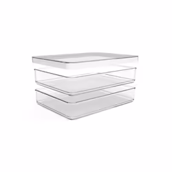 Rotho 1050990000WS Fridge/Freezer Parts & Accessories Tiroir Transparent, Blanc