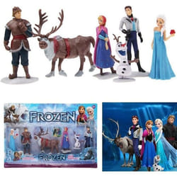 INEDIT 6 FIGURINES FROZEN REINE DES NEIGES DISNEY