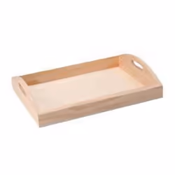 GLOREX 61685013, Plateau de service classique, Rectangle, Bois, Bois, 370 mm, 280 mm