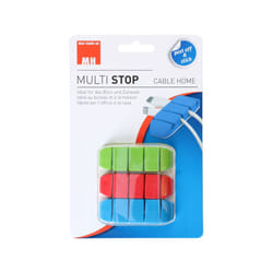 Max Hauri AG Cable Home 135359 range-câbles Bureau Pince de câble Bleu, Vert, Rouge 3 pièce(s)