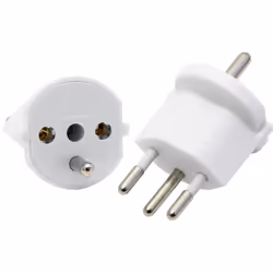 Max Hauri AG 135801, Type J (CH), Type J (CH), 10 A, Blanc, Plastique