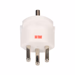 Max Hauri AG 135810 adaptateur prise d'alimentation Type J Type F Blanc