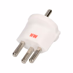 Max Hauri AG 135810 adaptateur prise d'alimentation Type J Type F Blanc