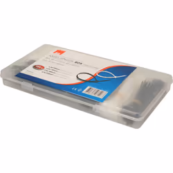 Max Hauri AG 136069 serre-câbles Attache pour câble d'échelle Noir, Blanc 400 pièce(s)