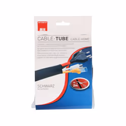 Max Hauri AG Cable Home 136690, Tube flexible de câble, Sol, Noir