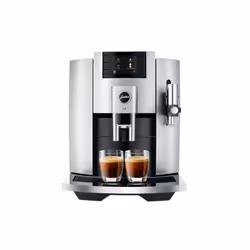 JURA E8 (EB), Machine à expresso, 1,9 L, Café en grains, Café moulu, Broyeur intégré, 1450 W, Aluminium, Noir