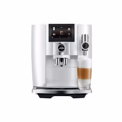 JURA J8 (EA), Machine à expresso, 1,9 L, Café en grains, Café moulu, Broyeur intégré, 1450 W, Blanc