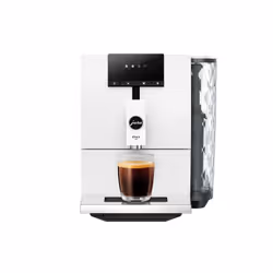 JURA ENA 4 (EB), Machine à expresso, 1,1 L, Café en grains, Café moulu, Broyeur intégré, 1450 W, Blanc