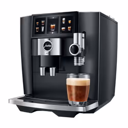 JURA J8 twin, Machine à expresso, 1,9 L, Café en grains, Café moulu, Broyeur intégré, 1450 W, Noir