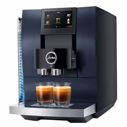 JURA Z10 (EA), Machine à expresso, 2,4 L, Café en grains, Café moulu, Broyeur intégré, 1450 W, Aluminium, Marine