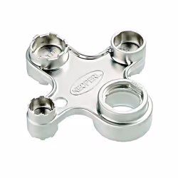 NEOPERL 01458097, Clé à pipe, 1 pièce(s), Chrome, En forme de X, CE