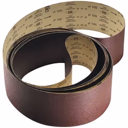 Bande papier abrasif bois longue 1919 - SIA - 120mm - Grain 60 - Lot de 10