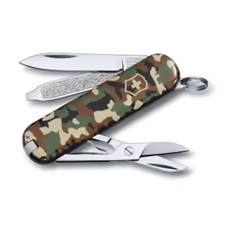 Victorinox Classic camouflage, Couteau à joint coulissant, Couteau multi-fonctions, 9 mm