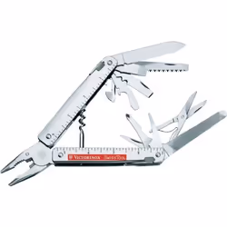 Outil multifonction SwissTool Plus I - Victorinox - 39 fonctions - Couleur acier inoxydable