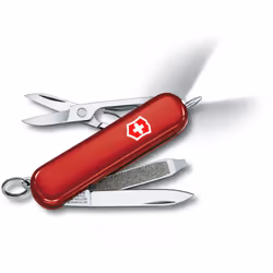 Couteau suisse Victorinox Signature Lite, comprend un stylo et une lumière LED brillante, 7 fonctions, manche ABS, 24 gr avec ...