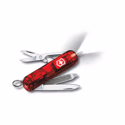 Victorinox Signature Lite, Couteau à joint coulissant, Couteau multi-fonctions, Synthétique ABS, 12 mm, 24 g