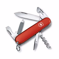 Victorinox Sportsman, Couteau à joint coulissant, Couteau multi-fonctions, Cellidor, Synthétique ABS, Rouge, Acier inoxydable ...