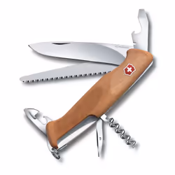 Victorinox RangerWood 55, Couteau à lame verrouillable, Couteau multi-fonctions, 22,5 mm, 163 g