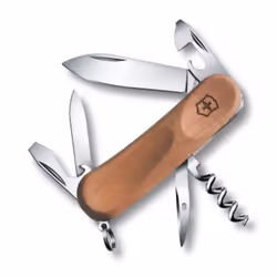 Victorinox EvoWood 10, Couteau à joint coulissant, Couteau multi-fonctions, 17,5 mm, 54 g