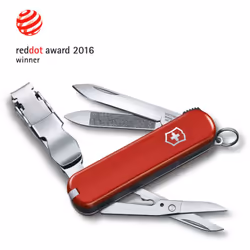Couteau suisse Victorinox Nail Clip 580, possède 8 fonctions, avec lime à ongles et nettoyeur d'ongles, format compact, dispo ...