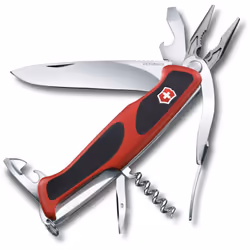 Le VictorinoxVictorinox Ranger Grip 74 Swiss Army Knife est conçu pour relever tous les défis. Avec 14 fonctions, dont une pi ...