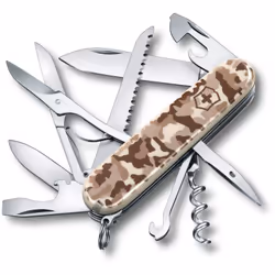 Couteau suisse Victorinox Huntsman, comprend des ciseaux et une scie à bois, 15 fonctions, pour le camping, variouscolors dis ...