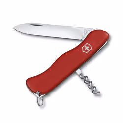 Victorinox 0.8323, Couteau à lame verrouillable, Couteau multi-fonctions, Cran d'arrêt, Acier inoxydable, Polyamide, Rouge