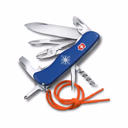 Victorinox Skipper, Couteau à lame verrouillable, Couteau multi-fonctions, Pointe coupante, Polyamide, Bleu, 18 outils